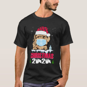Cockapoo Face Mask Dog Merry Christmas 2020 Funny T-Shirt