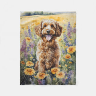 Cockapoo Fleece Blanket