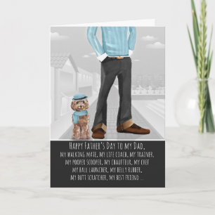 Cockapoo from the Dog Father's Day Card