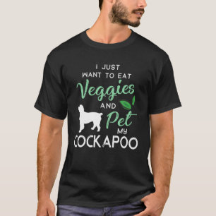 Cockapoo Funny Vegan Dog Lover Owner Xmas Birthday T-Shirt