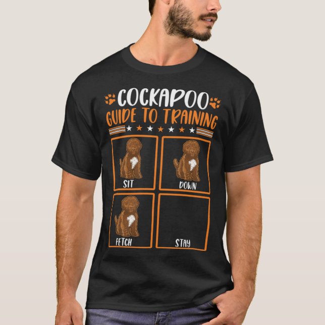 Cockapoo Guide to training T-Shirt (Front)