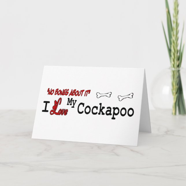 Cockapoo (I Love) Greeting Card (Front)