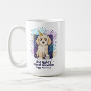 Cockapoo Last Paw-ty 2026! Happy New Year Coffee Mug