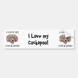 Cockapoo Love Bumper Sticker