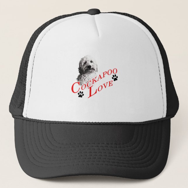 Cockapoo Love Trucker Hat (Front)