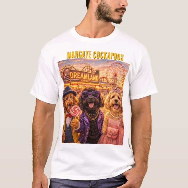 Cockapoo Margate Dreamland Shirt Funny Dog Gift UK (Front)