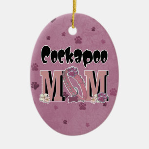 Cockapoo MOM Ceramic Tree Decoration