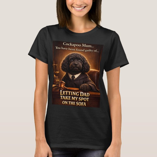 Cockapoo Mom Court Shirt | Funny Dog Owner Gift (Front)
