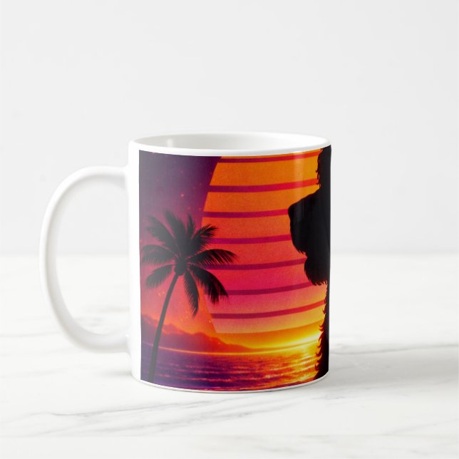 Cockapoo Mug- Retro Cockapoo Dog Lover Gift Coffee Mug (Left)