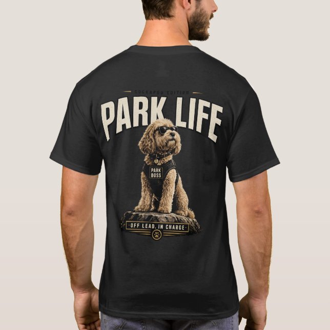 Cockapoo Park Life Owner Gift T-Shirt (Back)