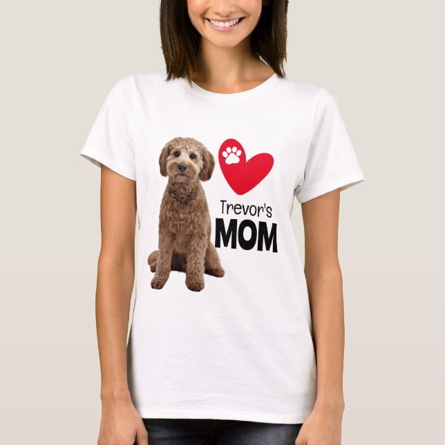 Cockapoo Personalised Mum T-Shirt (Front)