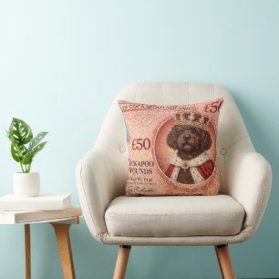 Cockapoo Pillow   Funny Dog Lover Gift Cushion