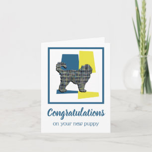 Cockapoo Puppy Dog Congratulations Greeting Card