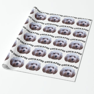 Cockapoo Puppy Wrapping Paper