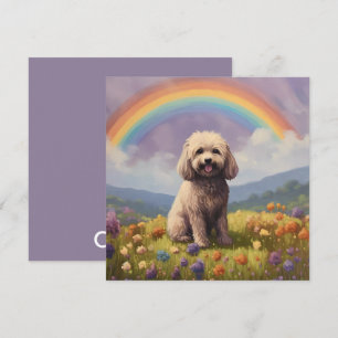 Cockapoo Rainbow Bridge Memorial Custom Dog Name
