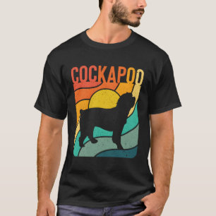 Cockapoo Vintage Retro Dog Lover Mum Dad Gift T-Shirt