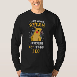 Cockatiel Biologist Ornithologist Birdwatching 19 T-Shirt