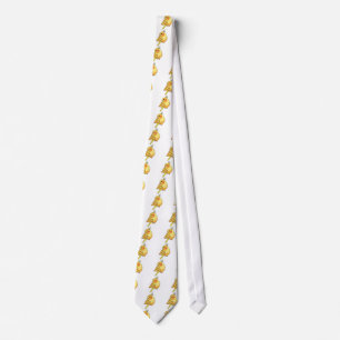 Cockatiel bird art tie