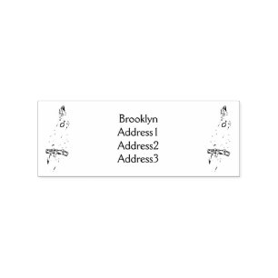 Cockatiel bird cartoon illustration rubber stamp