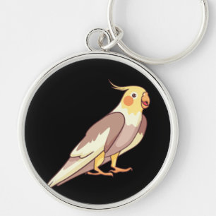 Cockatiel Bird Parrot Key Ring