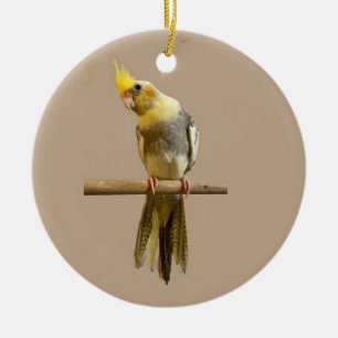 Cockatiel Ceramic Ornament