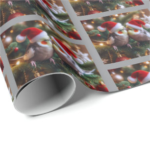 Cockatiel Christmas Wrapping Paper