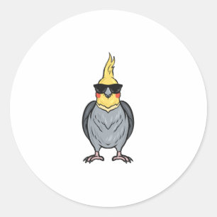Cockatiel Classic Round Sticker