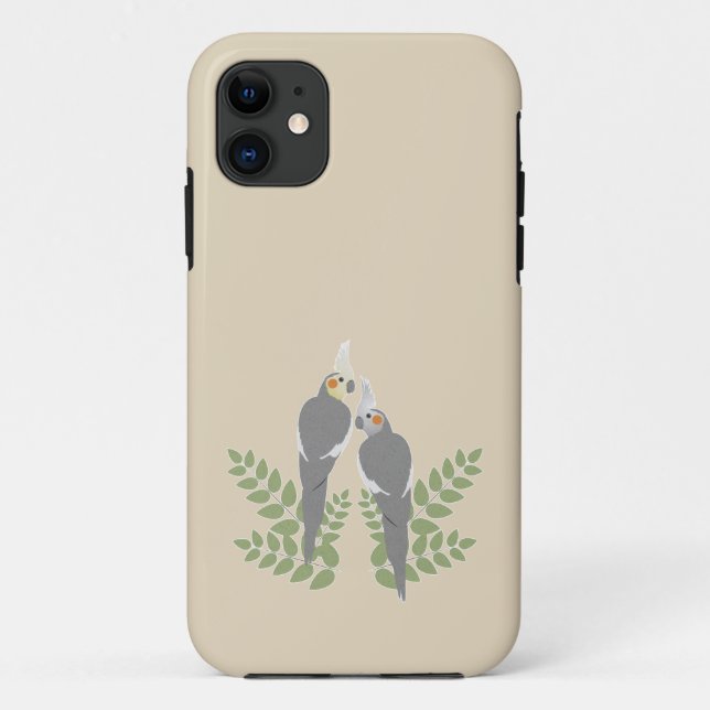 Cockatiel Couple Case-Mate iPhone Case (Back)
