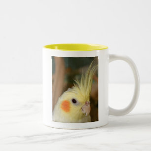 Cockatiel Cutie Two-Tone Coffee Mug