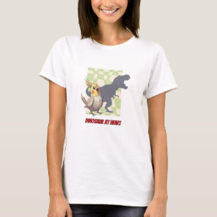 Cockatiel - Dinosaur At Heart T-Shirt