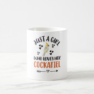 Cockatiel Girl Gifts Bird Cockatiel Parrot Lover Coffee Mug