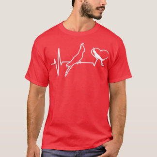 Cockatiel god bird bird parrot heartbeat cockatiel T-Shirt
