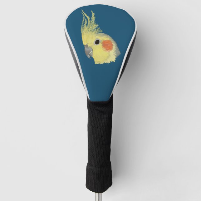 Cockatiel Golf Head Cover (Front)