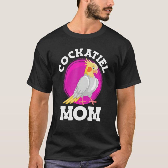 Cockatiel Mom Bird  Parakeets Mommy Bird Women T-Shirt (Front)