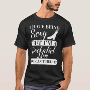 Cockatiel Mum Apparel Moms Design T-Shirt