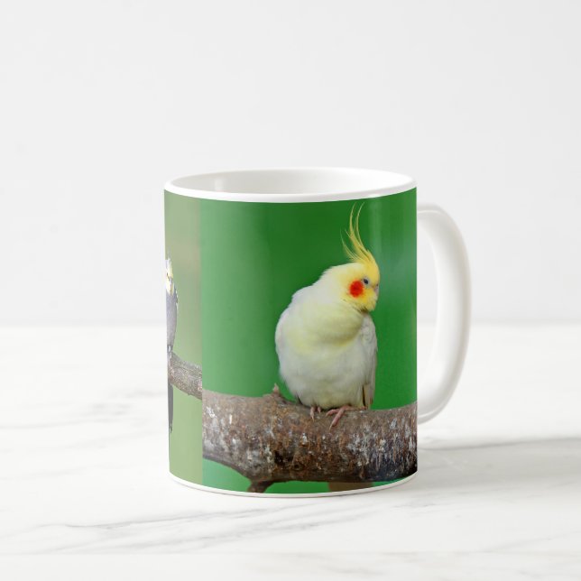 Cockatiel , Nymphicus hcus Coffee Mug (Front Right)