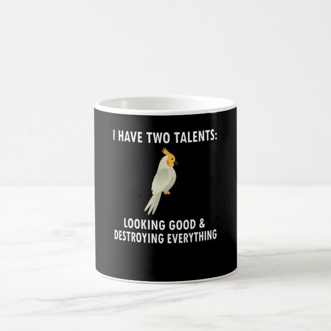 Cockatiel Owner Gifts Bird Cockatiel Parrot Lover Coffee Mug (Center)