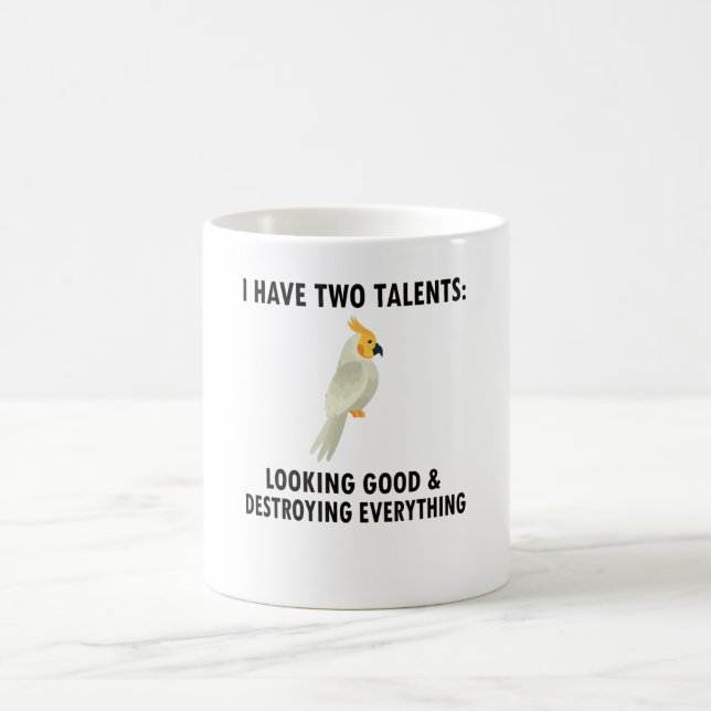 Cockatiel Owner Gifts Bird Cockatiel Parrot Lover Coffee Mug (Center)