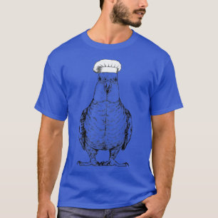 Cockatiel Parrot Cook Chef Funny Cooking Cockatoo T-Shirt