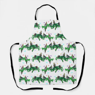 Cockatiel Party All Over Print Apron(choose colour Apron