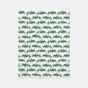 Cockatiel Party Fleece Blanket (choose colour)
