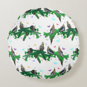 Cockatiel Party Pillow (choose colour)