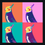 Cockatiel Pop Art Poster<br><div class="desc">Cockatiel Pop Art</div>