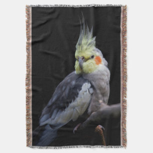 Cockatiel Throw Blanket