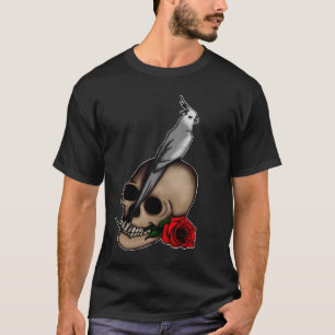 Cockatiels Are Goth, dark shirt