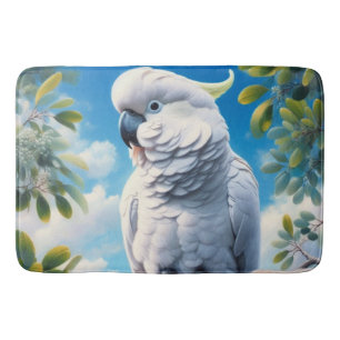 Cockatoo art  bath mat