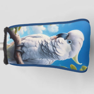 Cockatoo art golf head cover