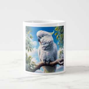 Cockatoo art  large coffee mug