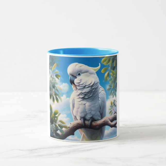 Cockatoo art  mug (Center)
