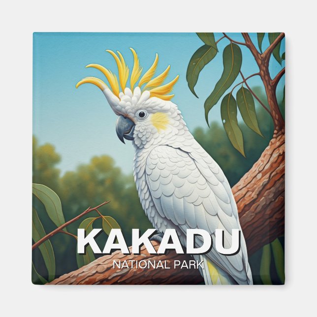 Cockatoo at Kakadu National Park Australia Magnet (Front)